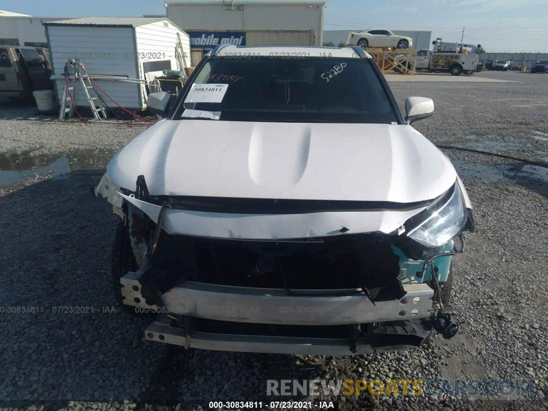 6 Photograph of a damaged car 5TDGZRBH9LS042096 TOYOTA HIGHLANDER 2020