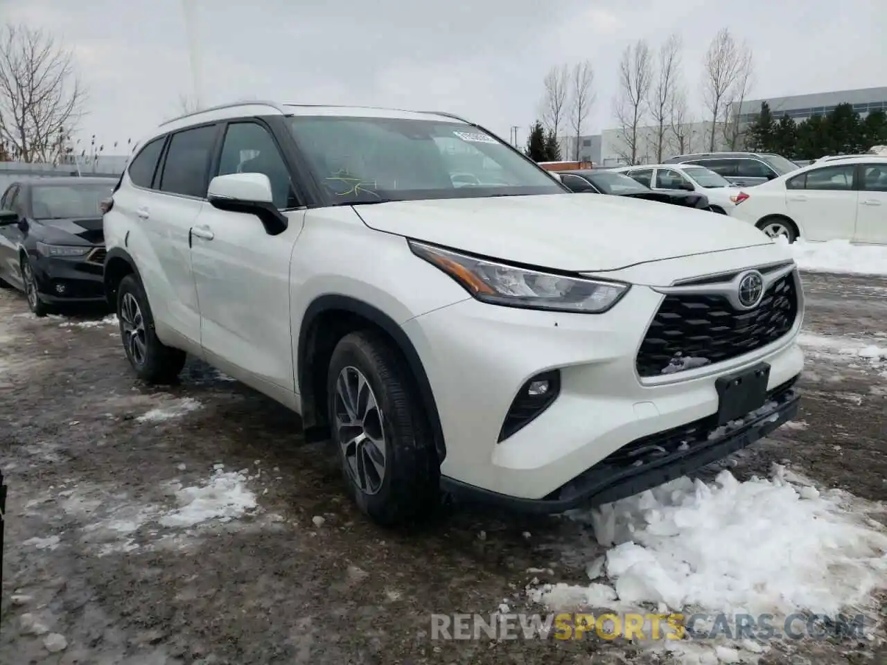 1 Photograph of a damaged car 5TDGZRBH9LS044446 TOYOTA HIGHLANDER 2020