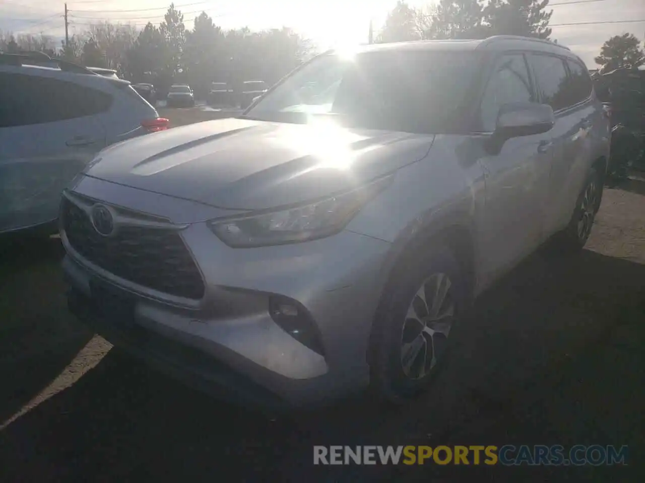 2 Photograph of a damaged car 5TDGZRBH9LS502924 TOYOTA HIGHLANDER 2020