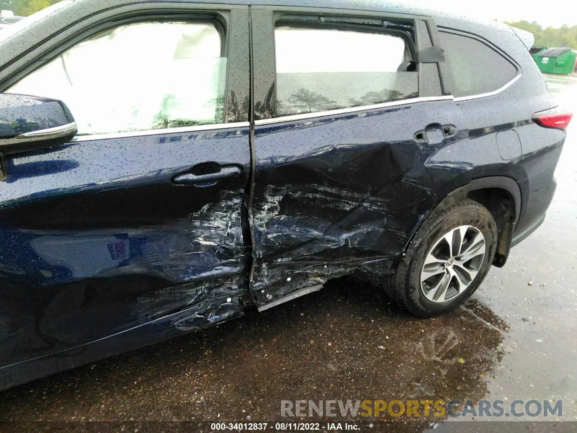 6 Photograph of a damaged car 5TDGZRBHXLS000309 TOYOTA HIGHLANDER 2020