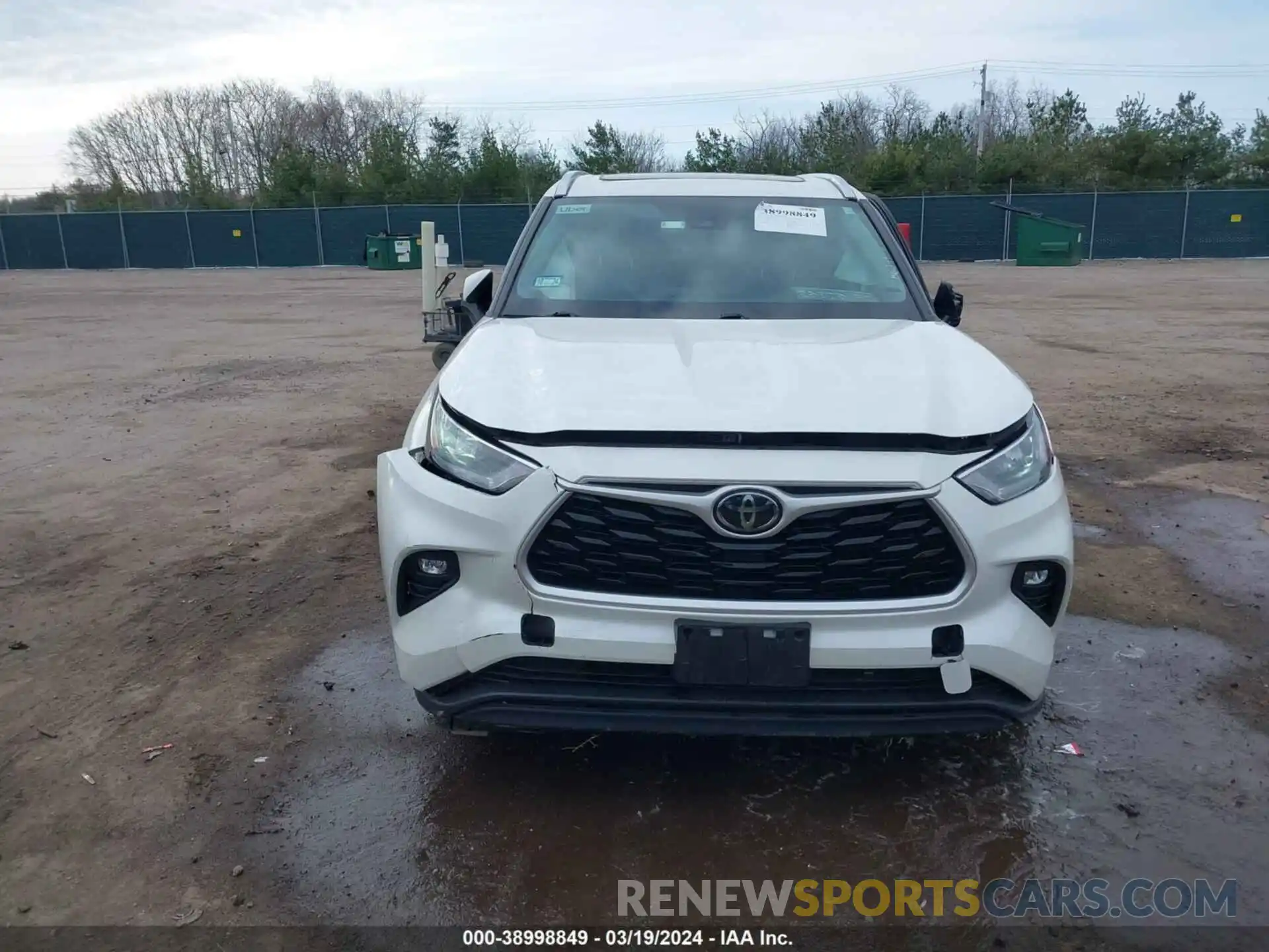 12 Photograph of a damaged car 5TDGZRBHXLS025565 TOYOTA HIGHLANDER 2020