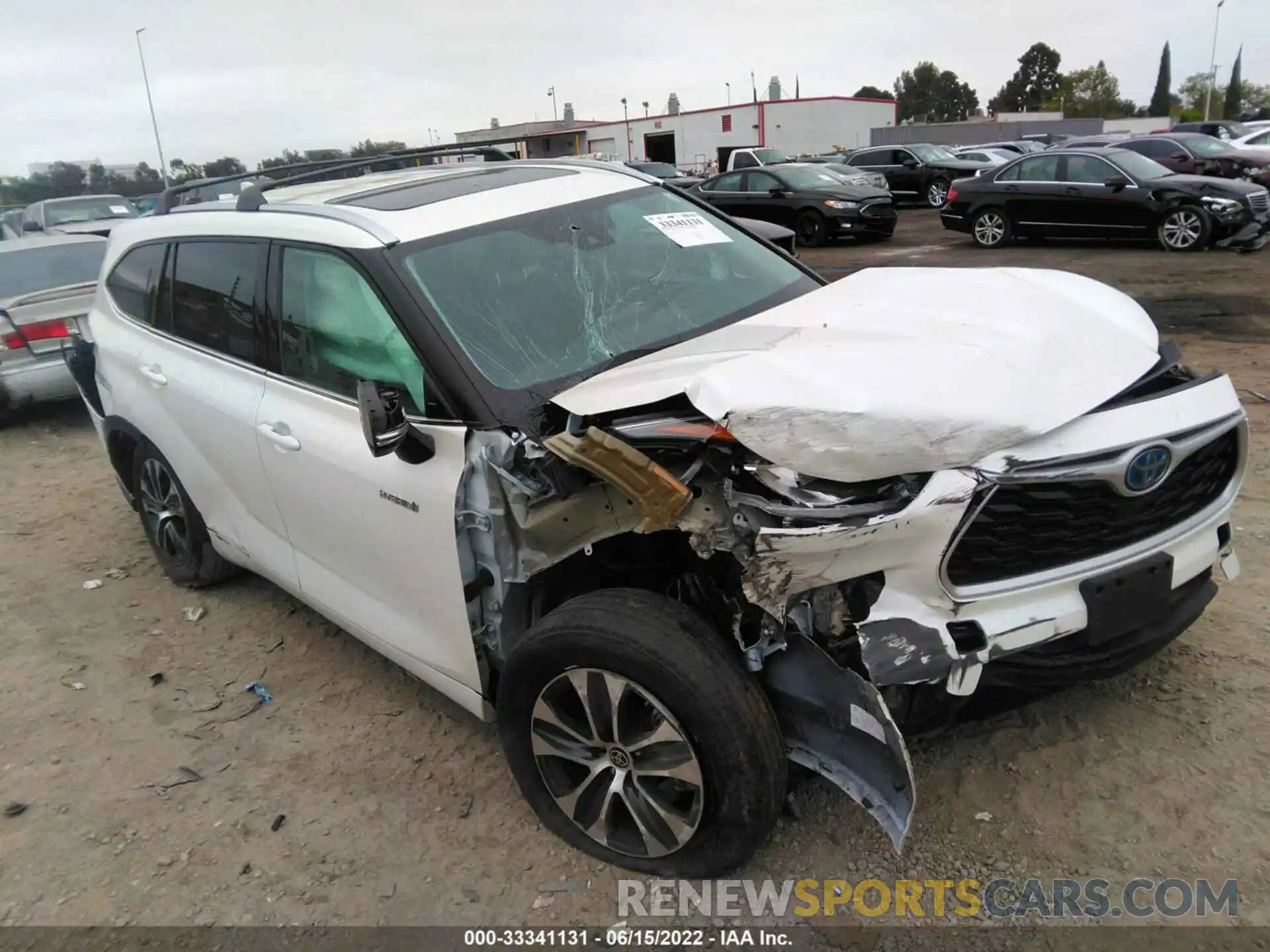 1 Photograph of a damaged car 5TDHARAH1LS502011 TOYOTA HIGHLANDER 2020