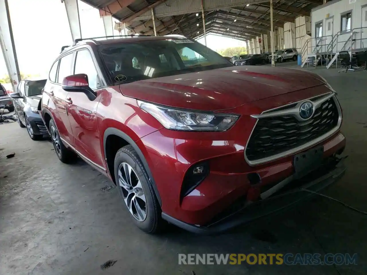 1 Photograph of a damaged car 5TDHARAH2LS001497 TOYOTA HIGHLANDER 2020