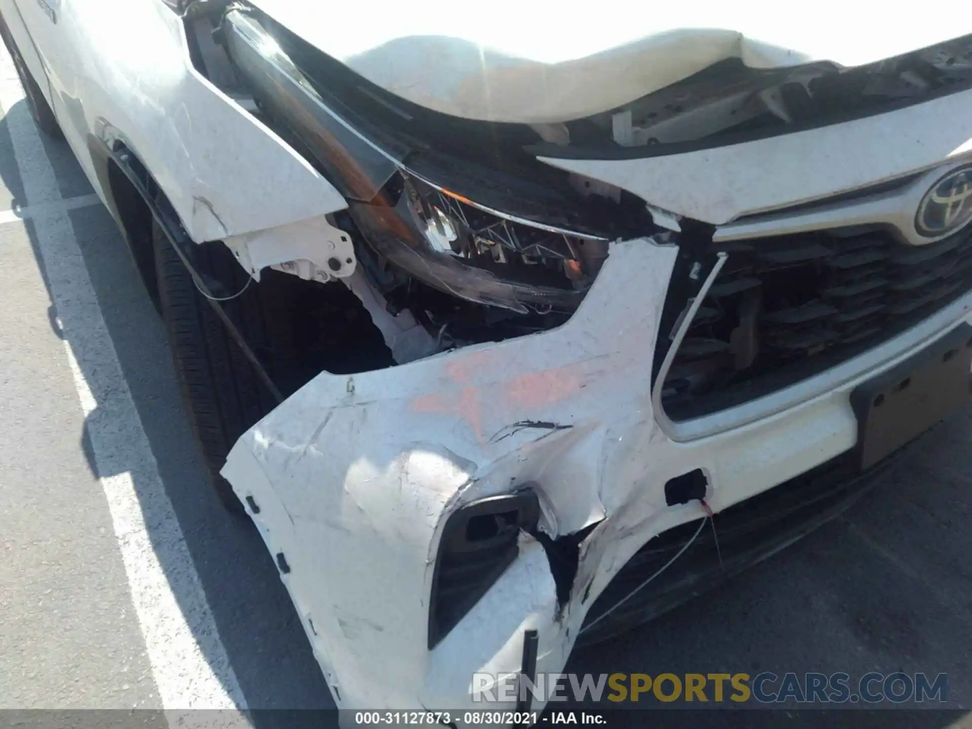 6 Photograph of a damaged car 5TDHBRCH0LS508182 TOYOTA HIGHLANDER 2020