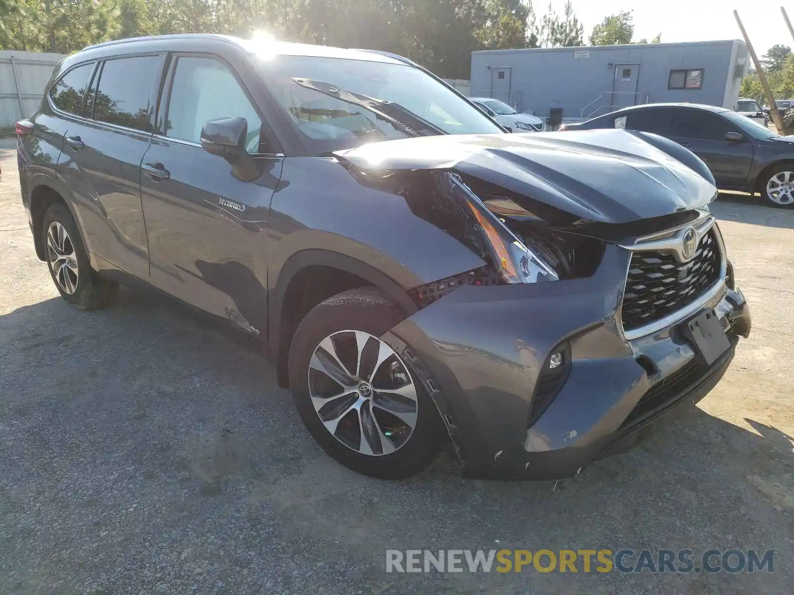 1 Photograph of a damaged car 5TDHBRCH1LS507235 TOYOTA HIGHLANDER 2020