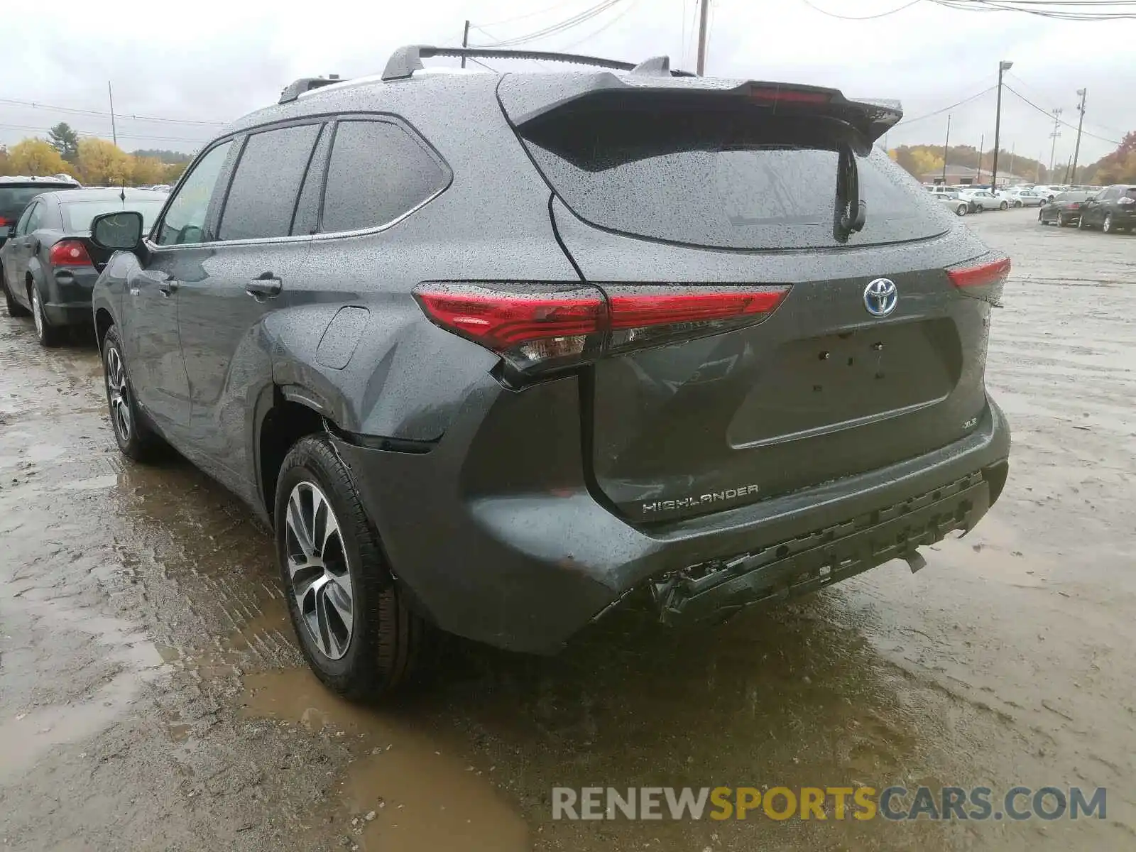 3 Photograph of a damaged car 5TDHBRCH2LS001669 TOYOTA HIGHLANDER 2020