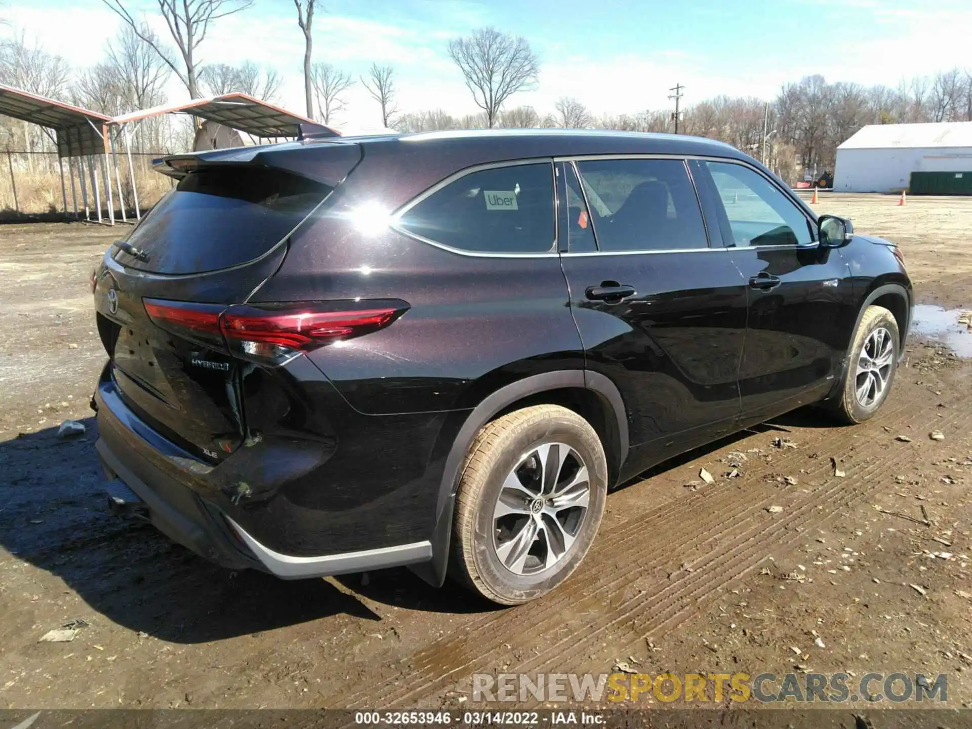 4 Photograph of a damaged car 5TDHBRCH2LS014423 TOYOTA HIGHLANDER 2020