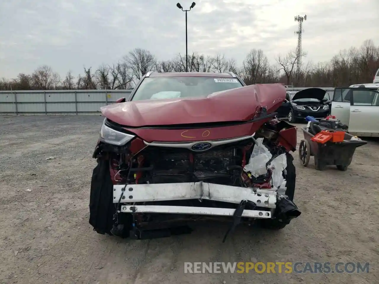 9 Photograph of a damaged car 5TDHBRCH2LS509544 TOYOTA HIGHLANDER 2020