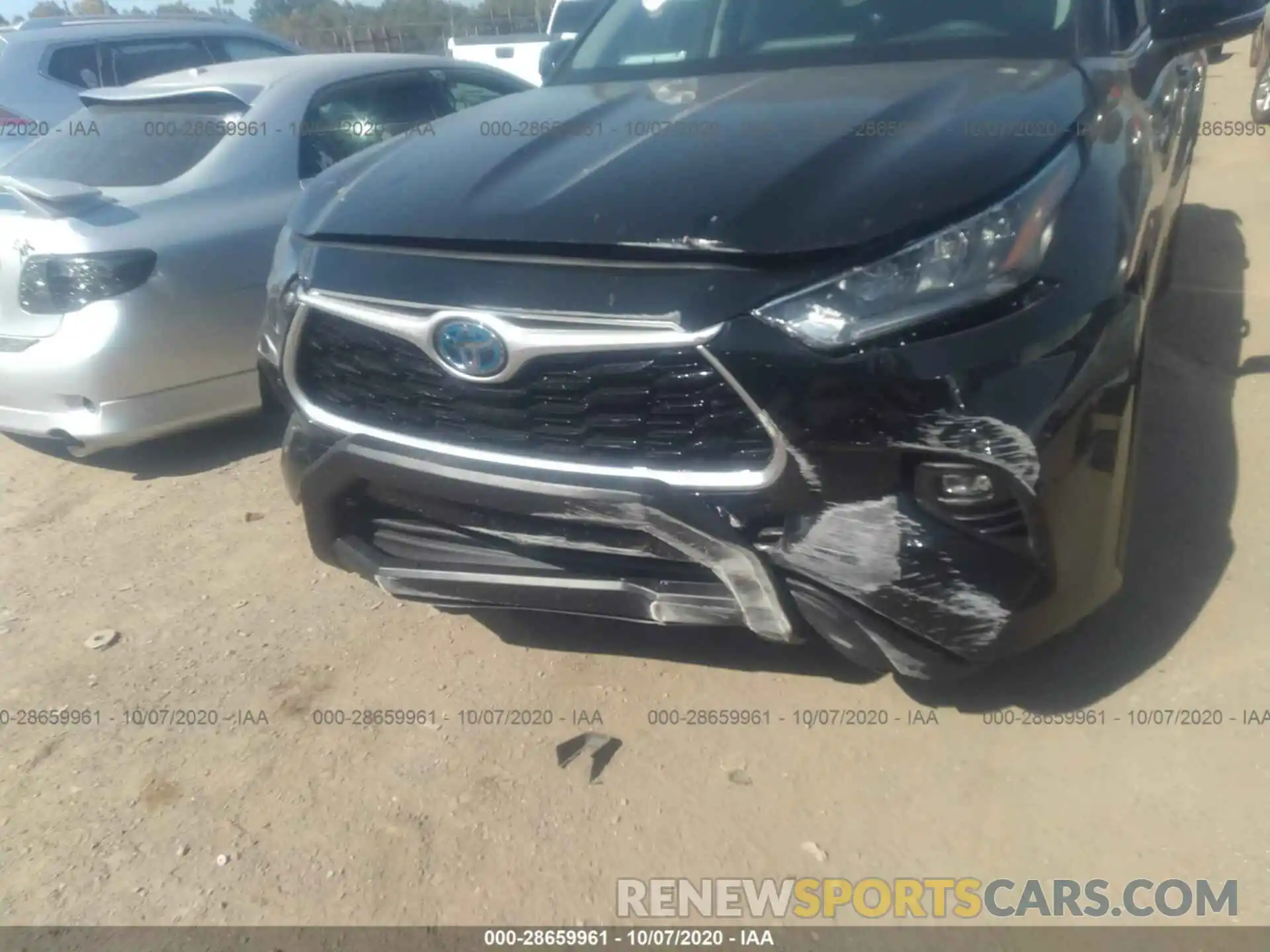 6 Photograph of a damaged car 5TDHBRCH4LS511070 TOYOTA HIGHLANDER 2020