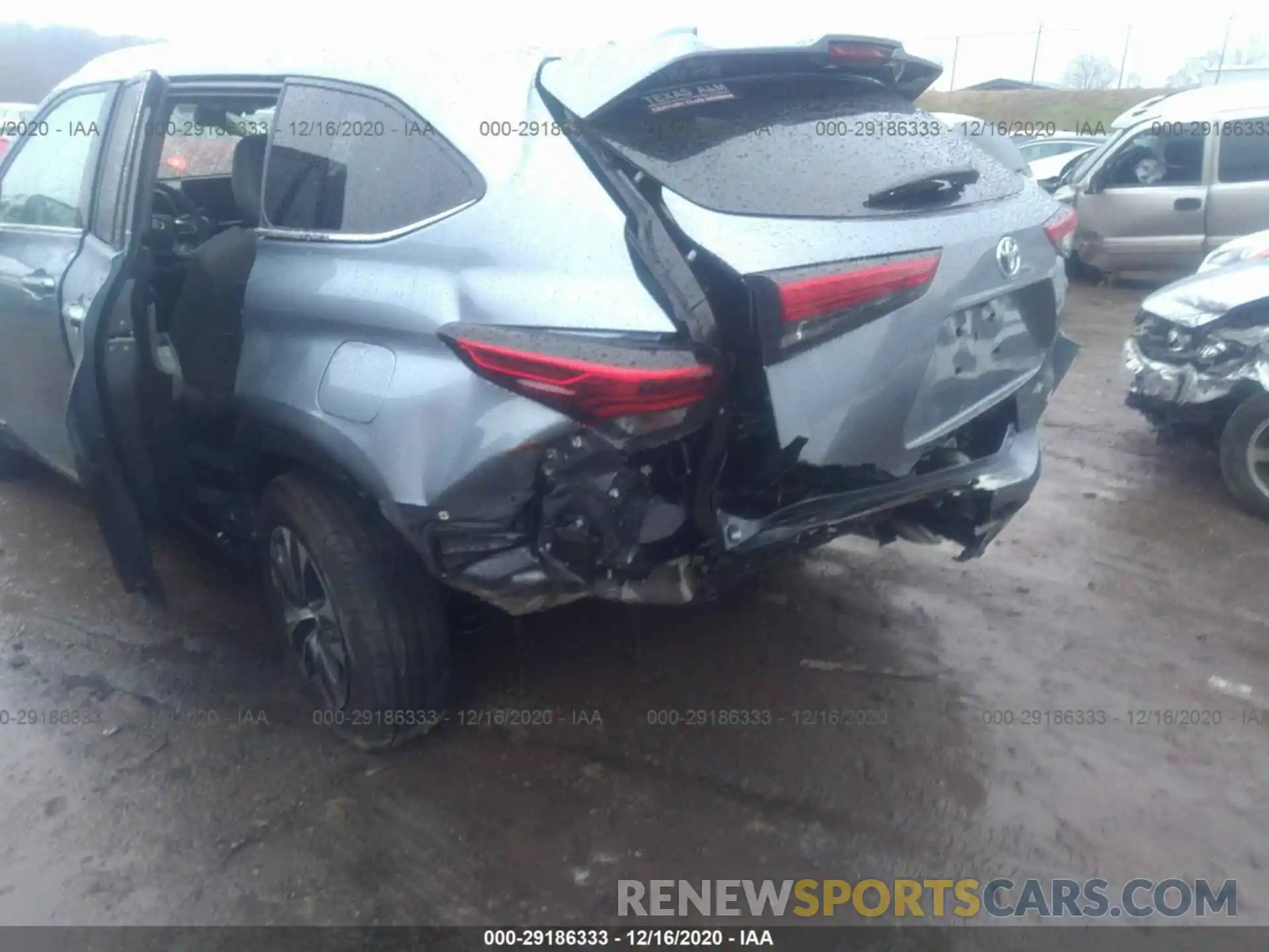 6 Photograph of a damaged car 5TDHBRCH6LS008219 TOYOTA HIGHLANDER 2020