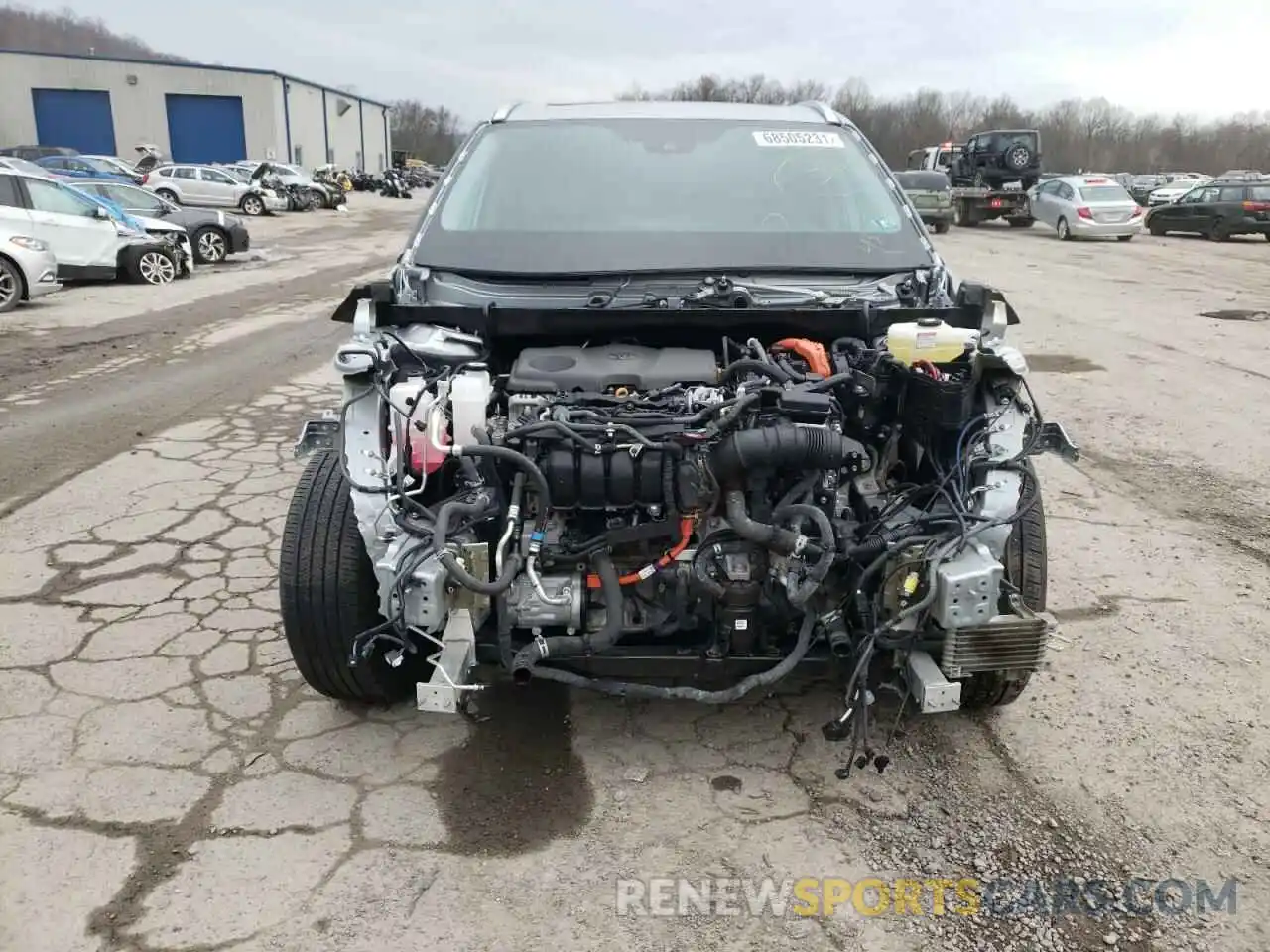 9 Photograph of a damaged car 5TDHBRCH6LS509580 TOYOTA HIGHLANDER 2020