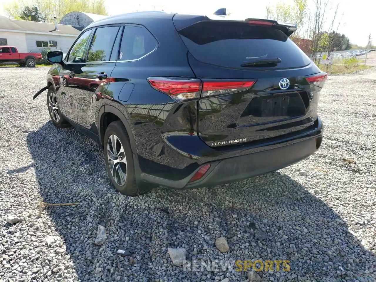 3 Photograph of a damaged car 5TDHBRCH7LS504078 TOYOTA HIGHLANDER 2020