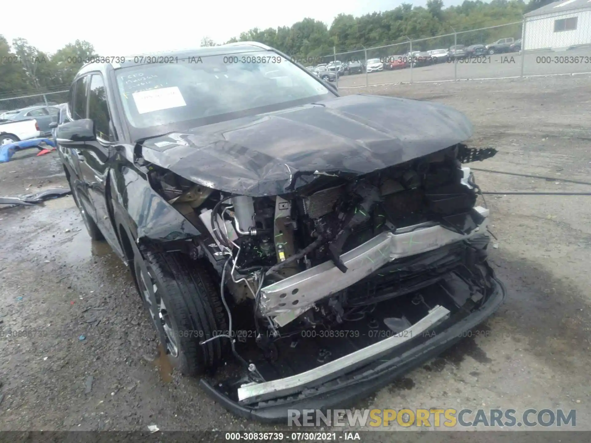 6 Photograph of a damaged car 5TDHBRCH8LS504610 TOYOTA HIGHLANDER 2020