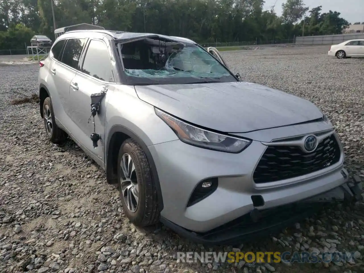 1 Photograph of a damaged car 5TDHBRCH9LS513252 TOYOTA HIGHLANDER 2020