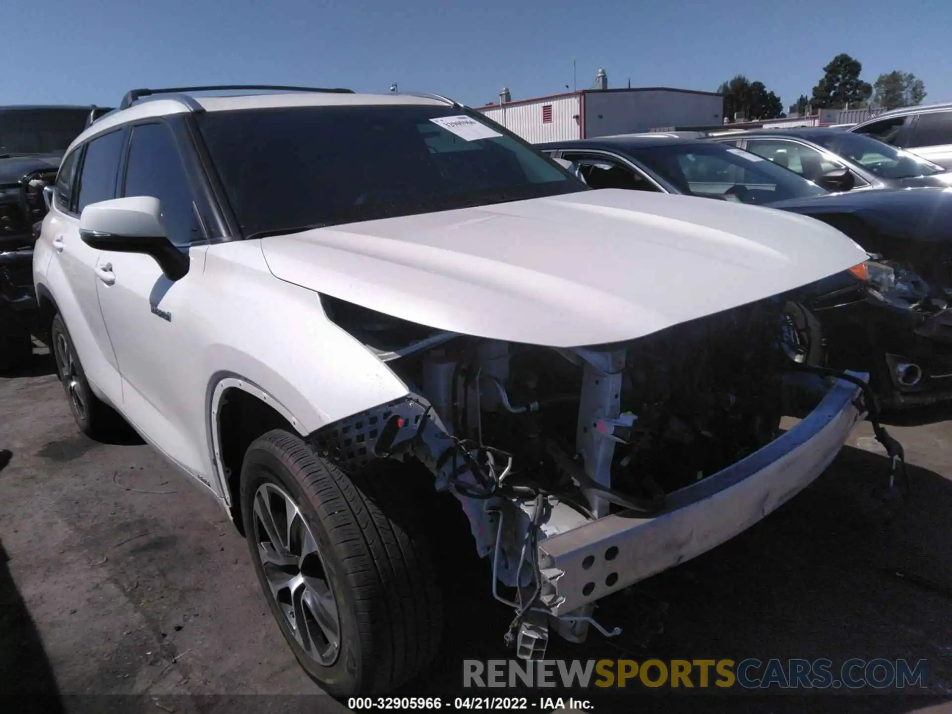 1 Photograph of a damaged car 5TDHBRCHXLS511560 TOYOTA HIGHLANDER 2020