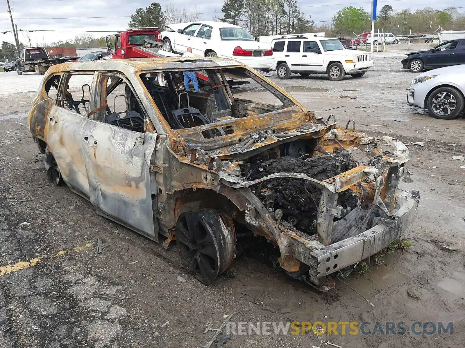 1 Photograph of a damaged car 5TDHZRAH1LS002780 TOYOTA HIGHLANDER 2020