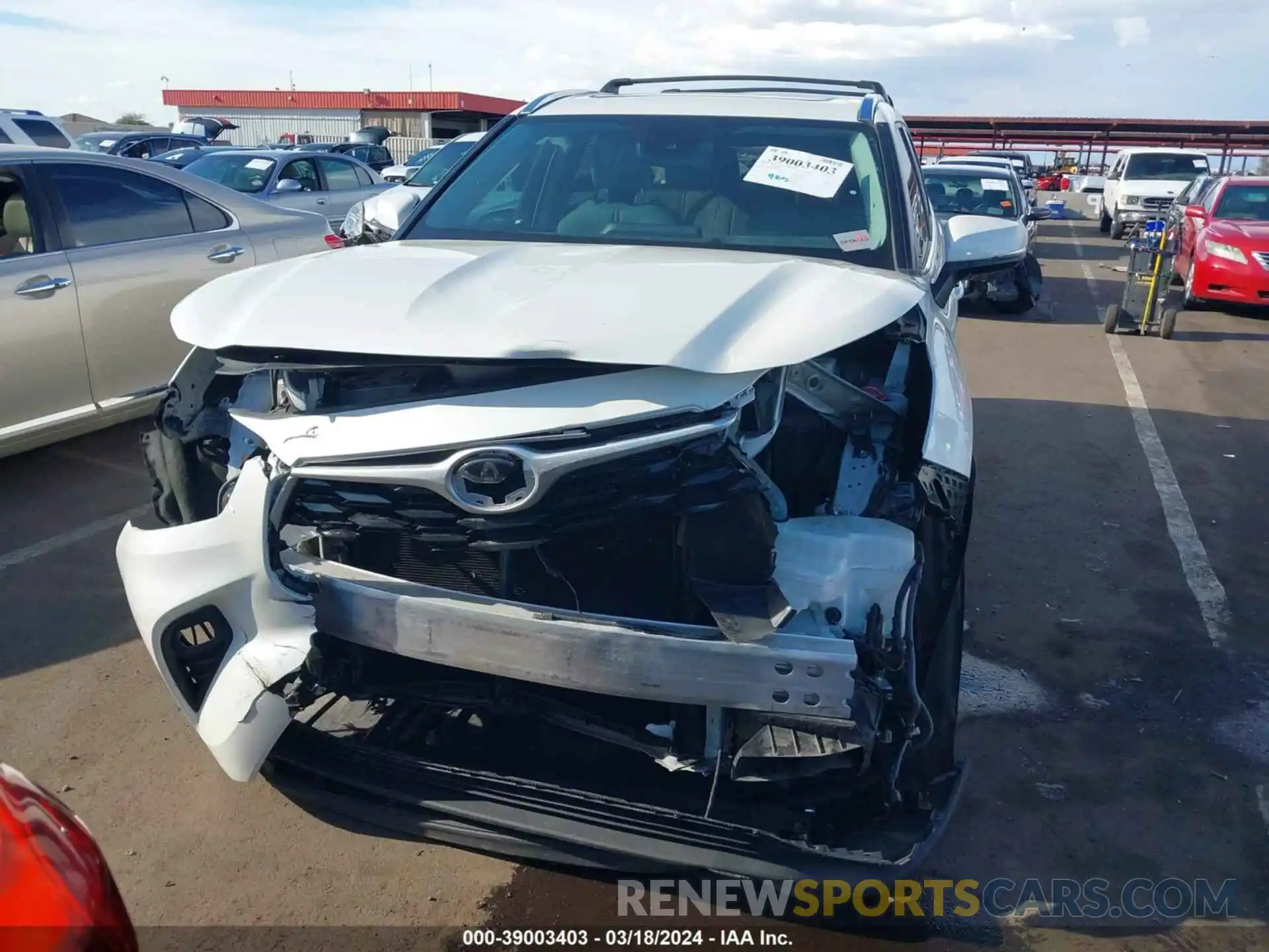 12 Photograph of a damaged car 5TDHZRAH2LS509168 TOYOTA HIGHLANDER 2020