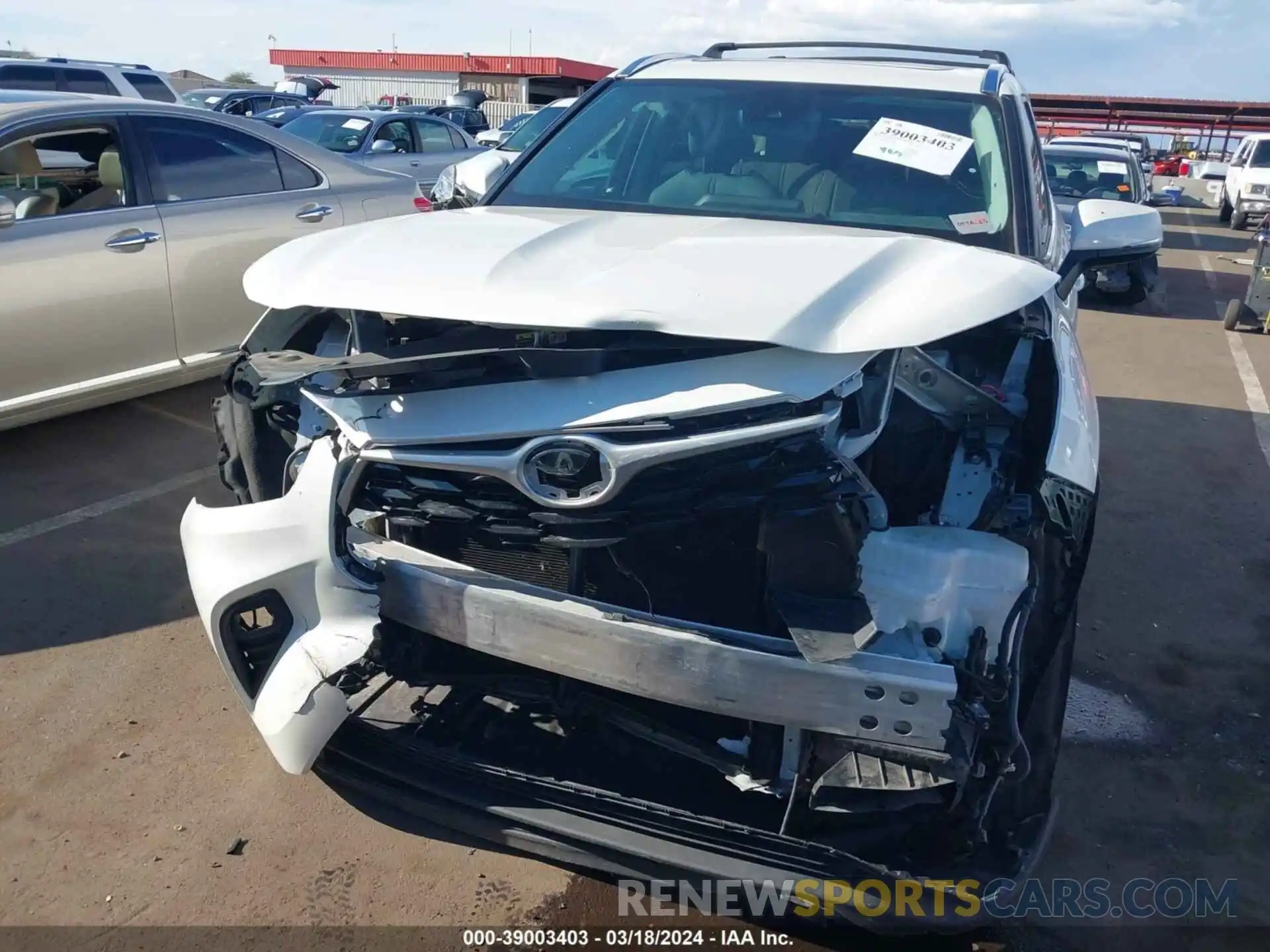 6 Photograph of a damaged car 5TDHZRAH2LS509168 TOYOTA HIGHLANDER 2020