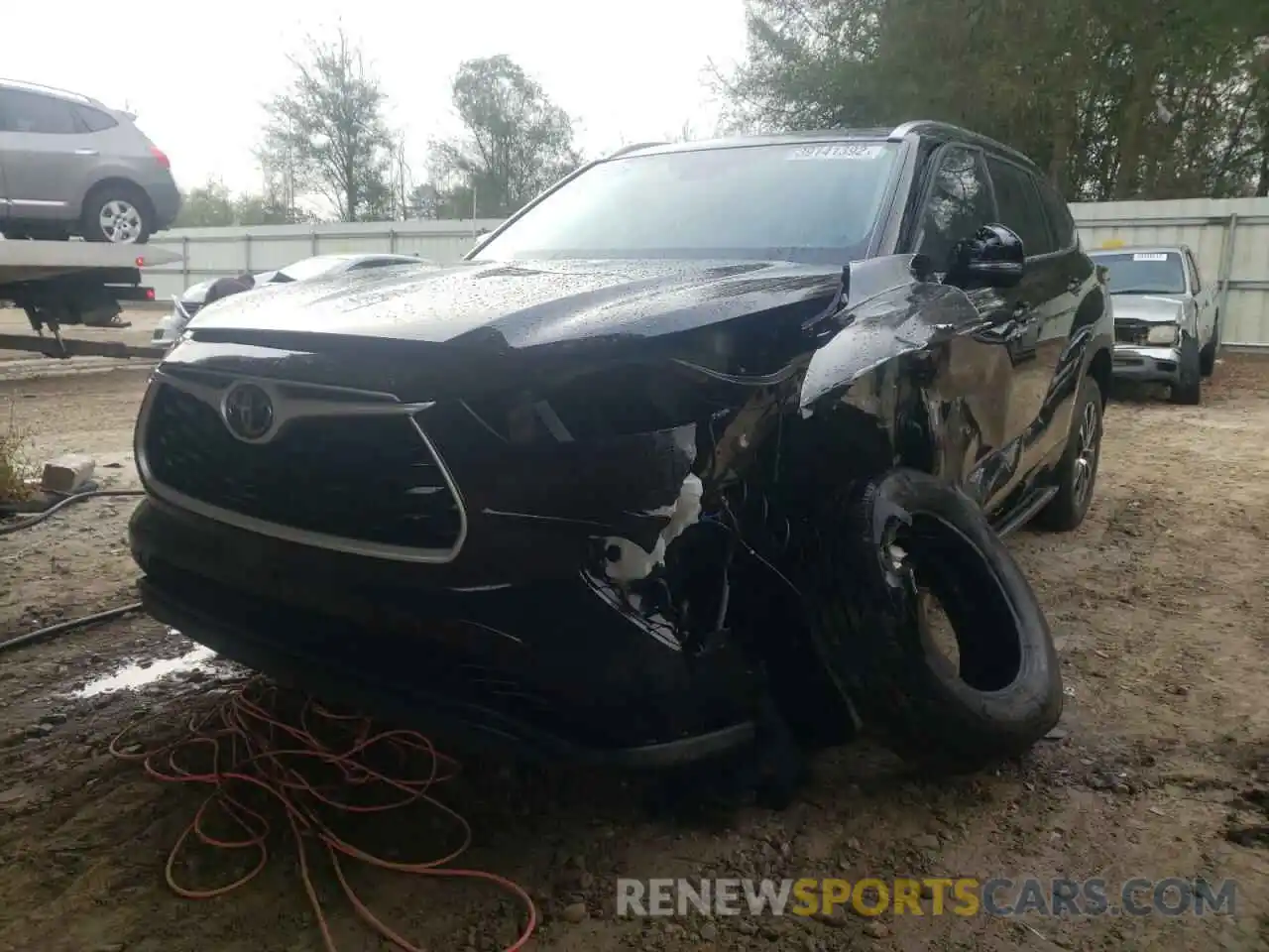 2 Photograph of a damaged car 5TDHZRAH8LS015588 TOYOTA HIGHLANDER 2020