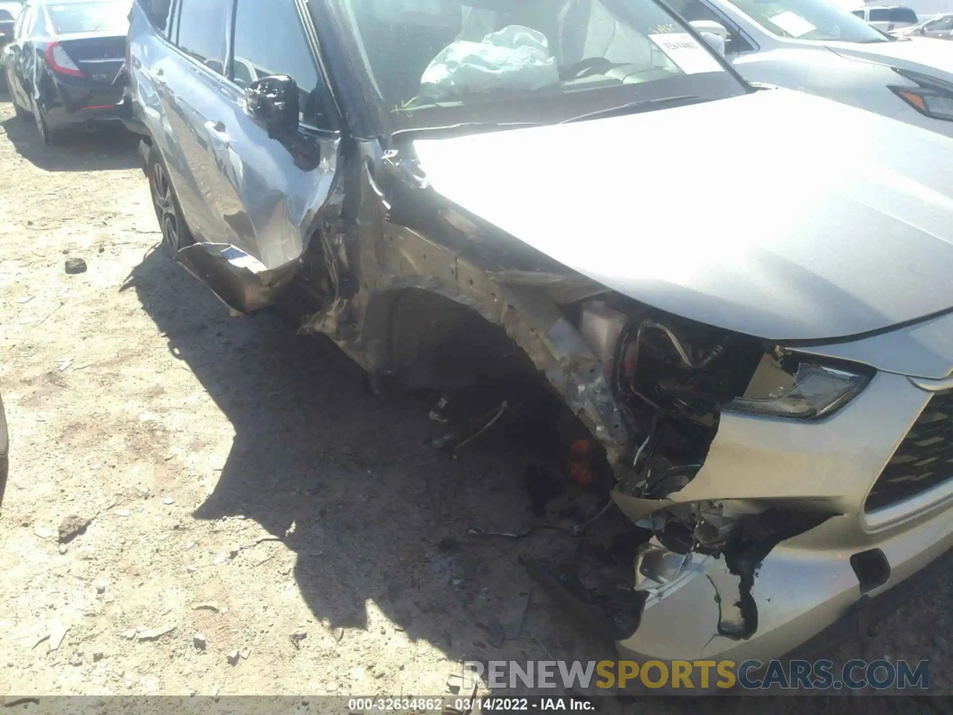 6 Photograph of a damaged car 5TDHZRAH9LS507420 TOYOTA HIGHLANDER 2020