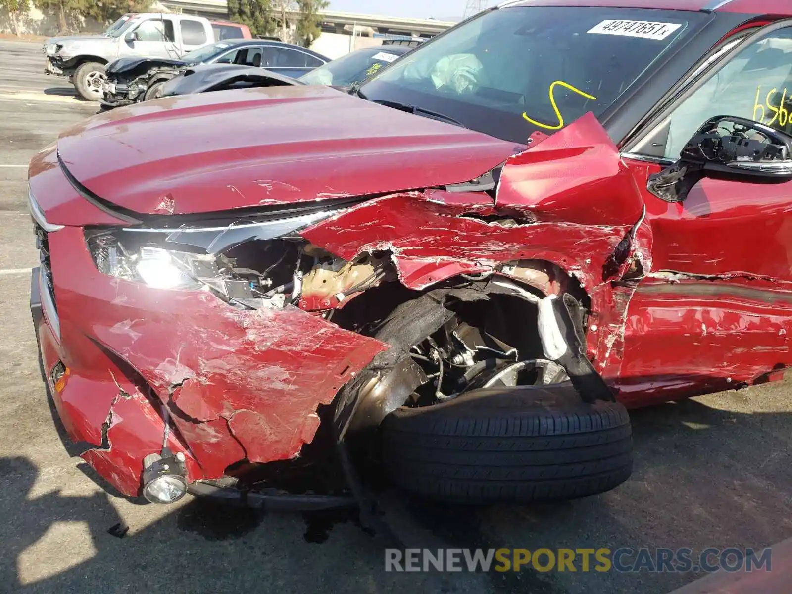 9 Photograph of a damaged car 5TDHZRAH9LS508857 TOYOTA HIGHLANDER 2020