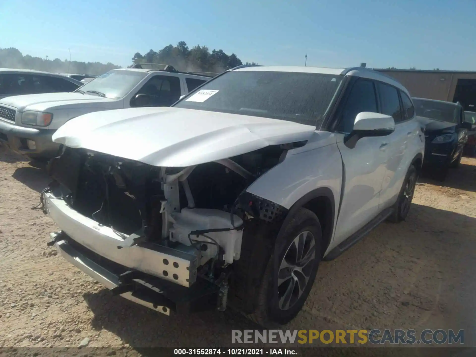 2 Photograph of a damaged car 5TDHZRAHXLS016273 TOYOTA HIGHLANDER 2020