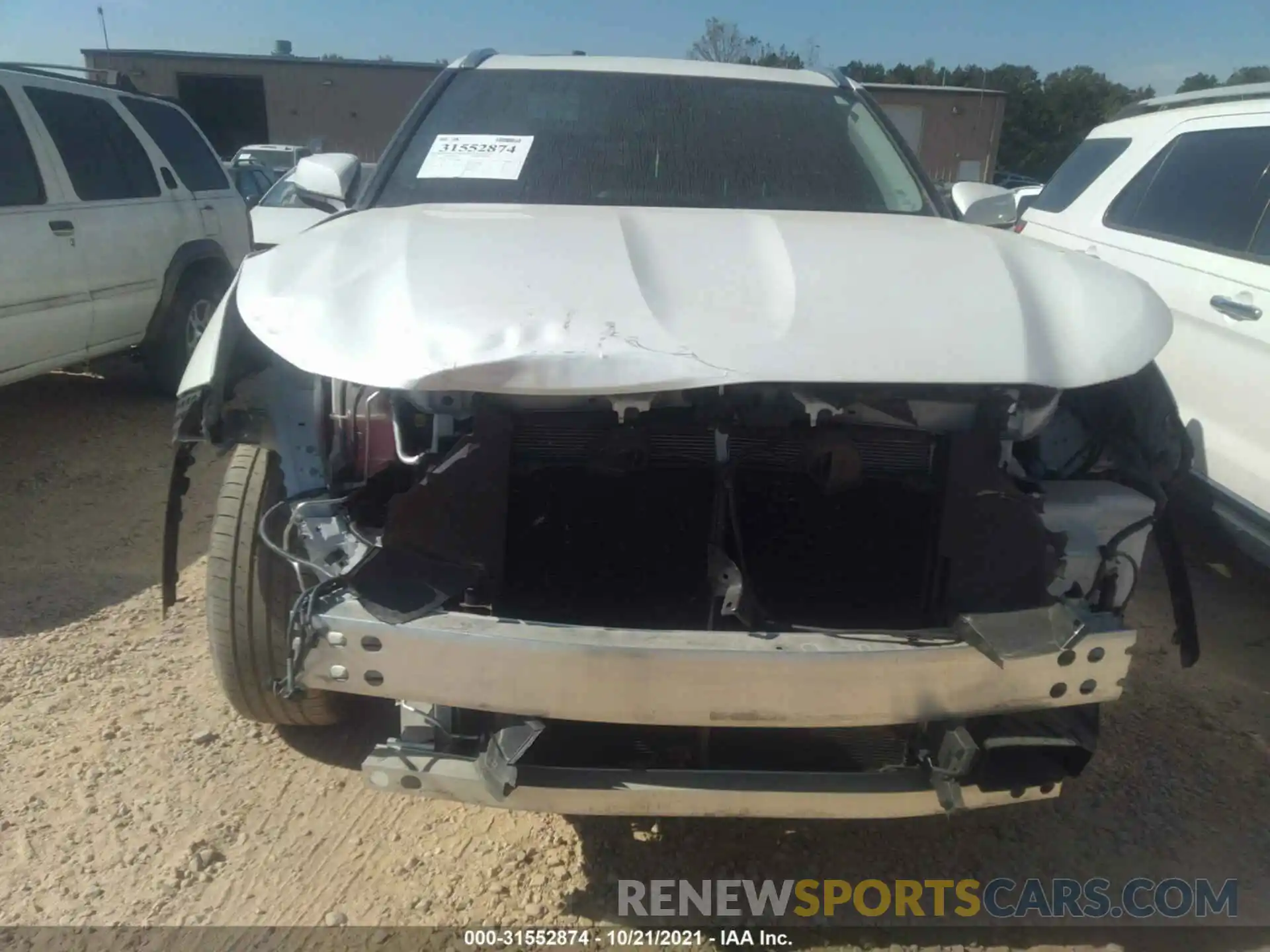 6 Photograph of a damaged car 5TDHZRAHXLS016273 TOYOTA HIGHLANDER 2020