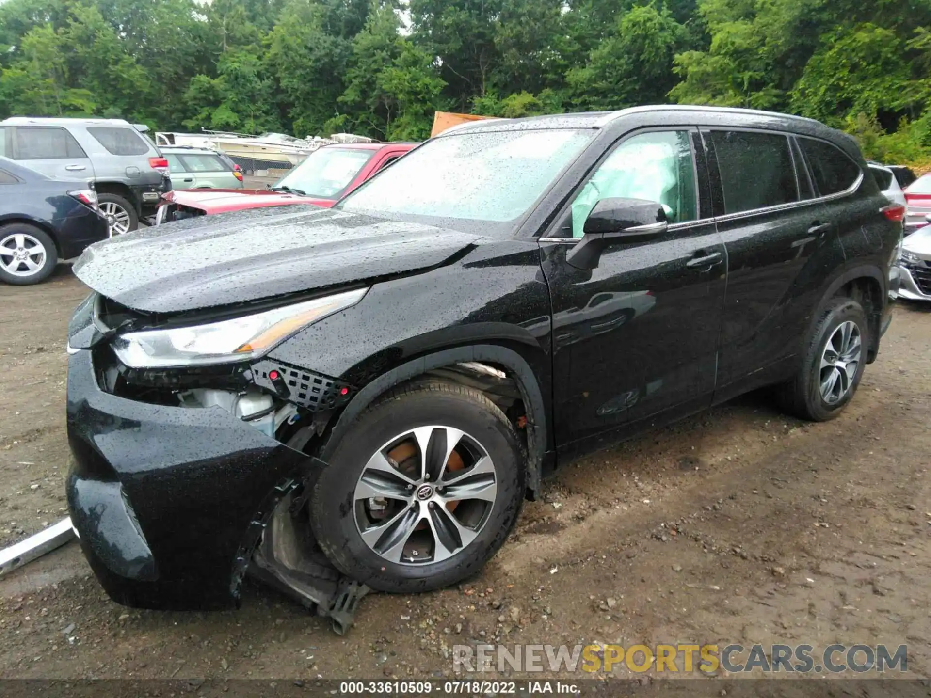 2 Photograph of a damaged car 5TDHZRBH0LS023909 TOYOTA HIGHLANDER 2020