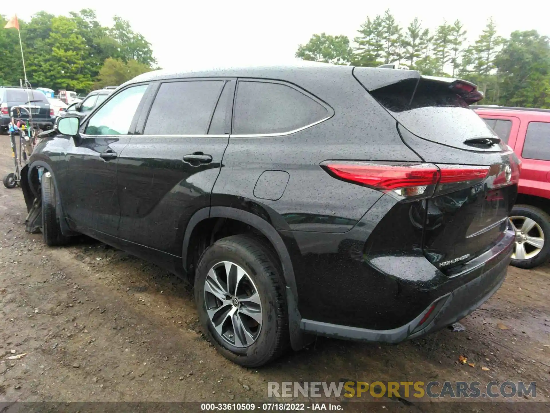 3 Photograph of a damaged car 5TDHZRBH0LS023909 TOYOTA HIGHLANDER 2020