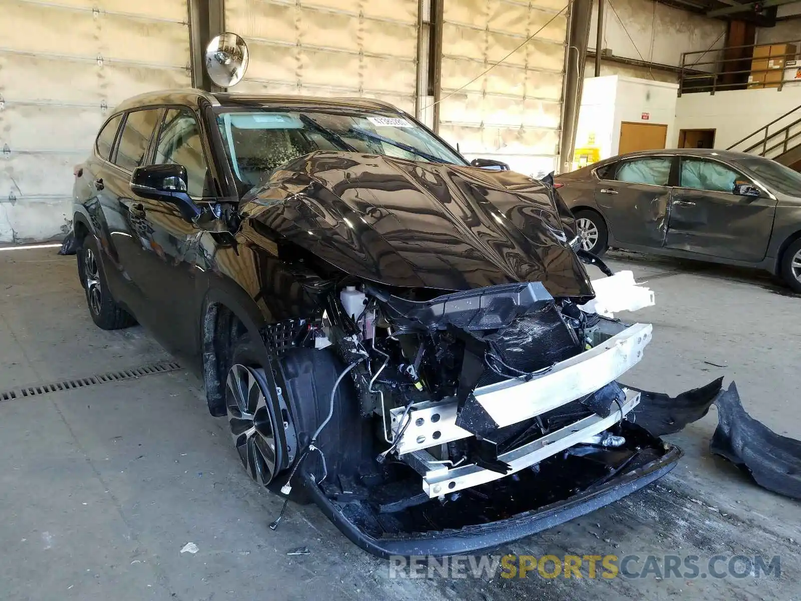 1 Photograph of a damaged car 5TDHZRBH0LS507112 TOYOTA HIGHLANDER 2020