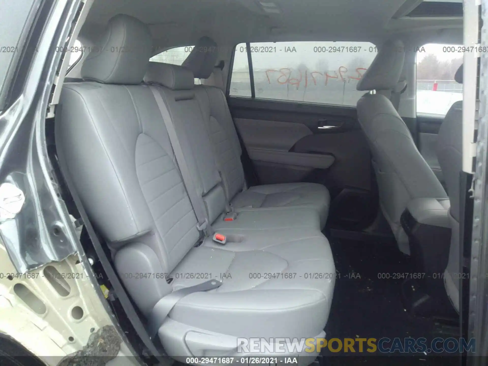 8 Фотография поврежденного автомобиля 5TDHZRBH1LS039942 TOYOTA HIGHLANDER 2020