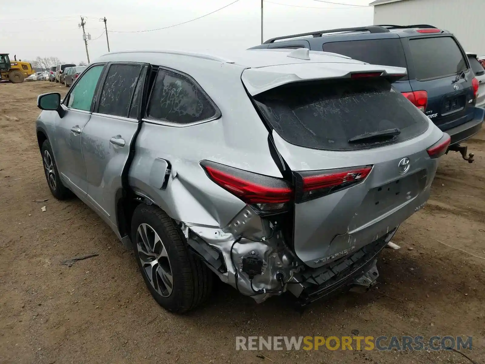 3 Photograph of a damaged car 5TDHZRBH1LS052593 TOYOTA HIGHLANDER 2020