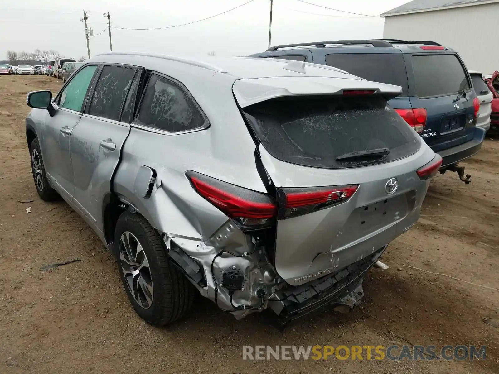 9 Photograph of a damaged car 5TDHZRBH1LS052593 TOYOTA HIGHLANDER 2020