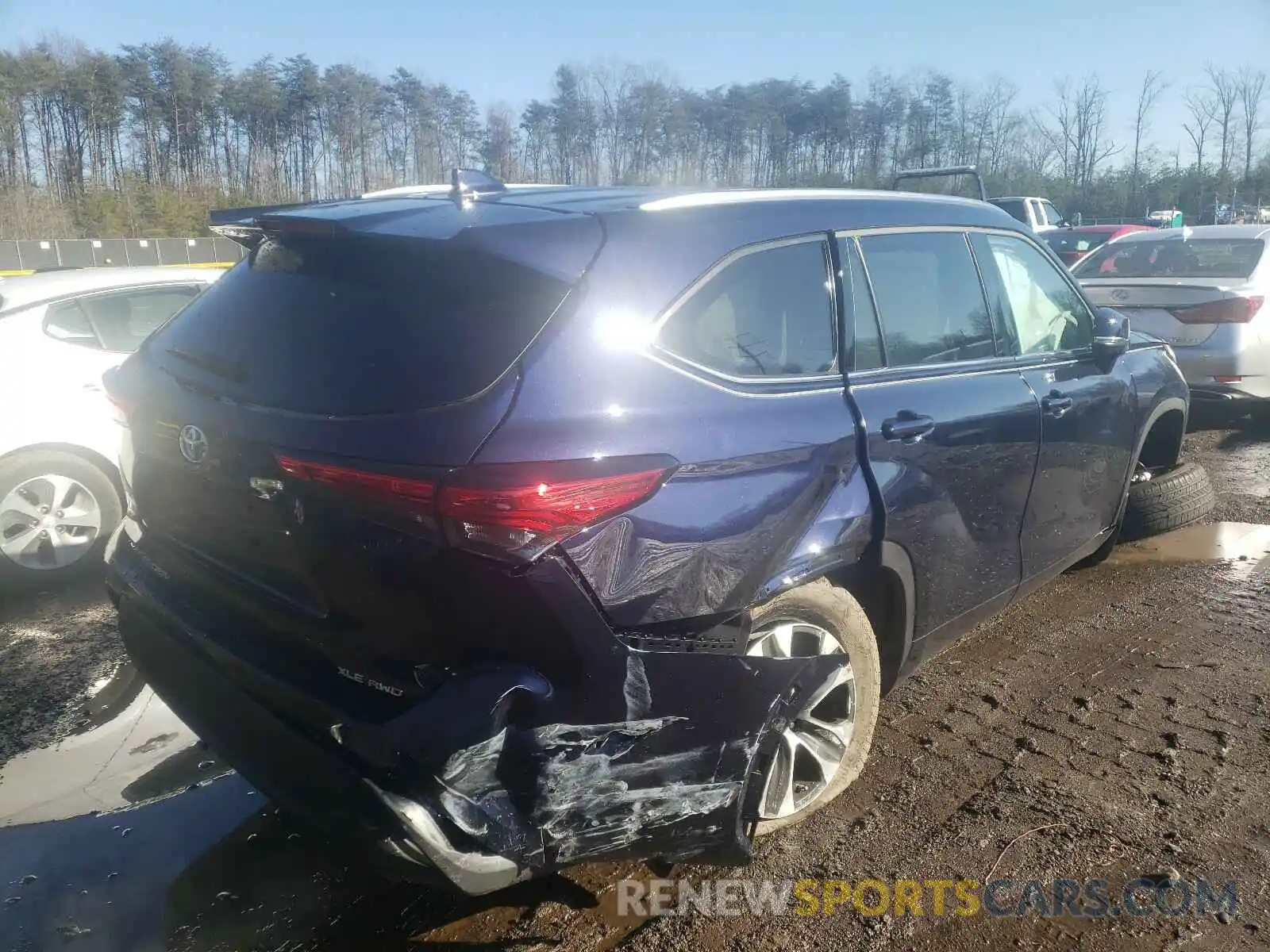 4 Фотография поврежденного автомобиля 5TDHZRBH1LS053114 TOYOTA HIGHLANDER 2020