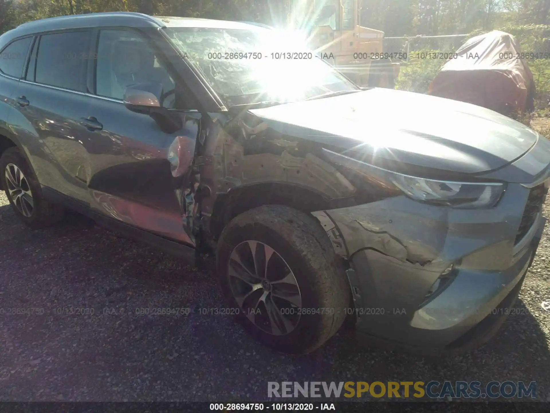 6 Photograph of a damaged car 5TDHZRBH2LS018548 TOYOTA HIGHLANDER 2020