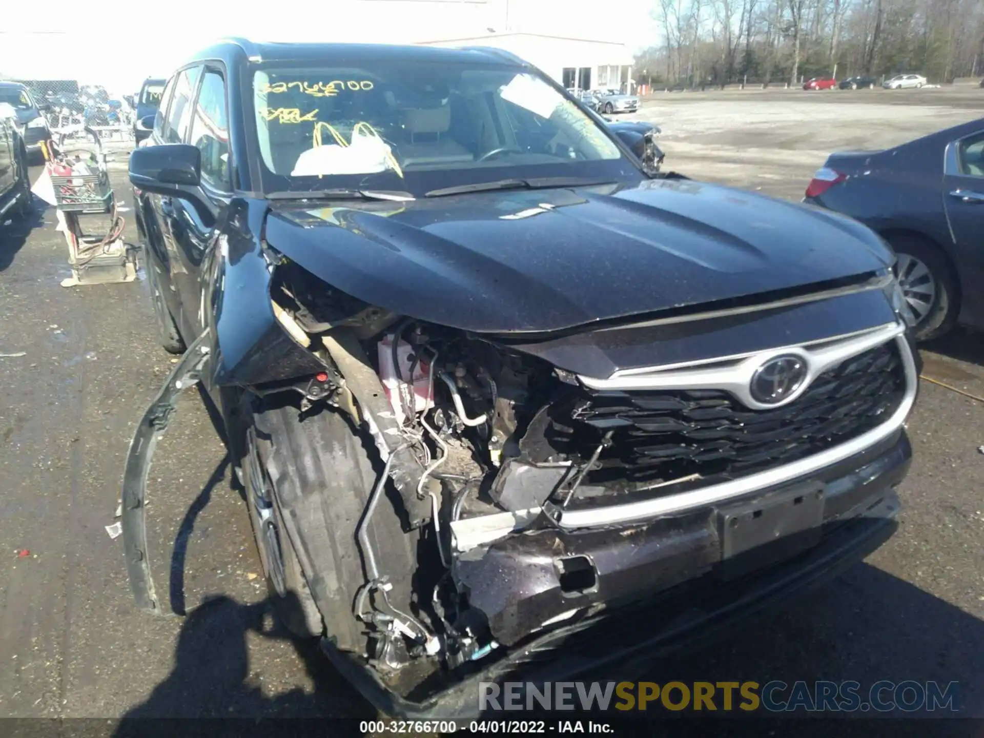 6 Photograph of a damaged car 5TDHZRBH2LS024205 TOYOTA HIGHLANDER 2020