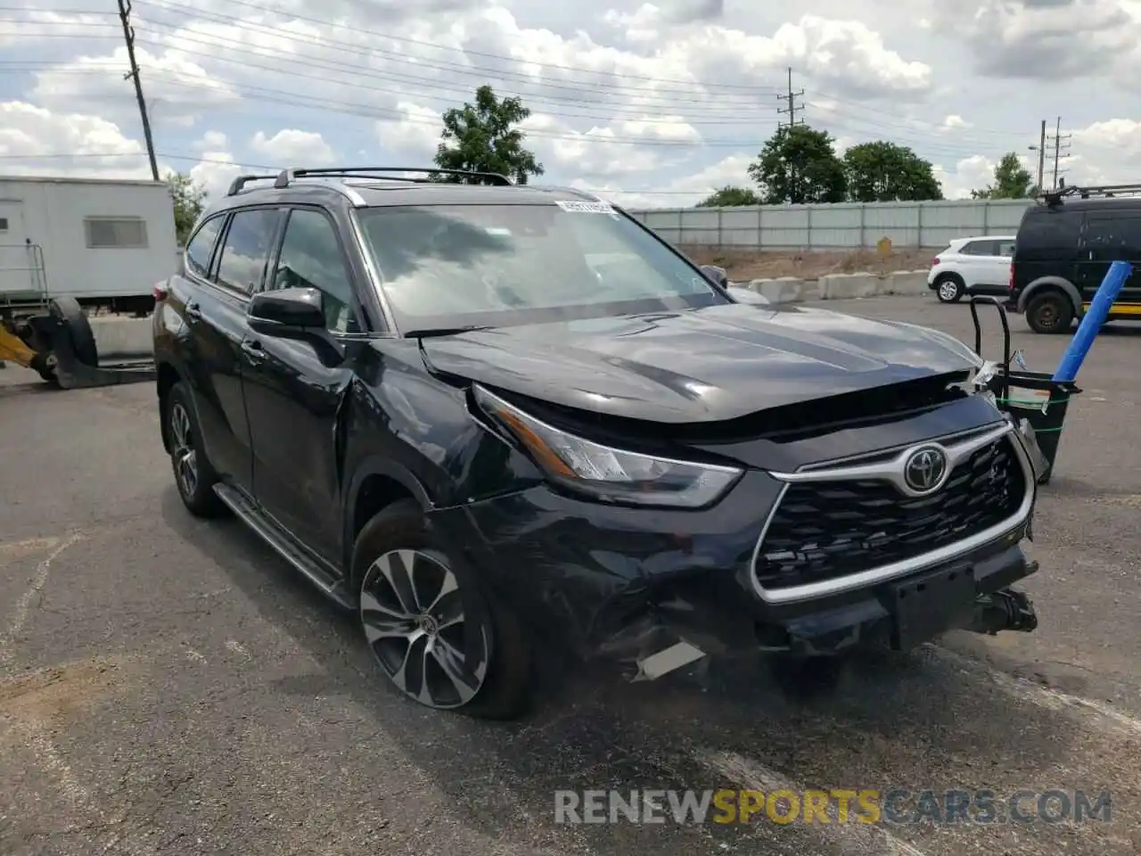 9 Photograph of a damaged car 5TDHZRBH2LS025080 TOYOTA HIGHLANDER 2020