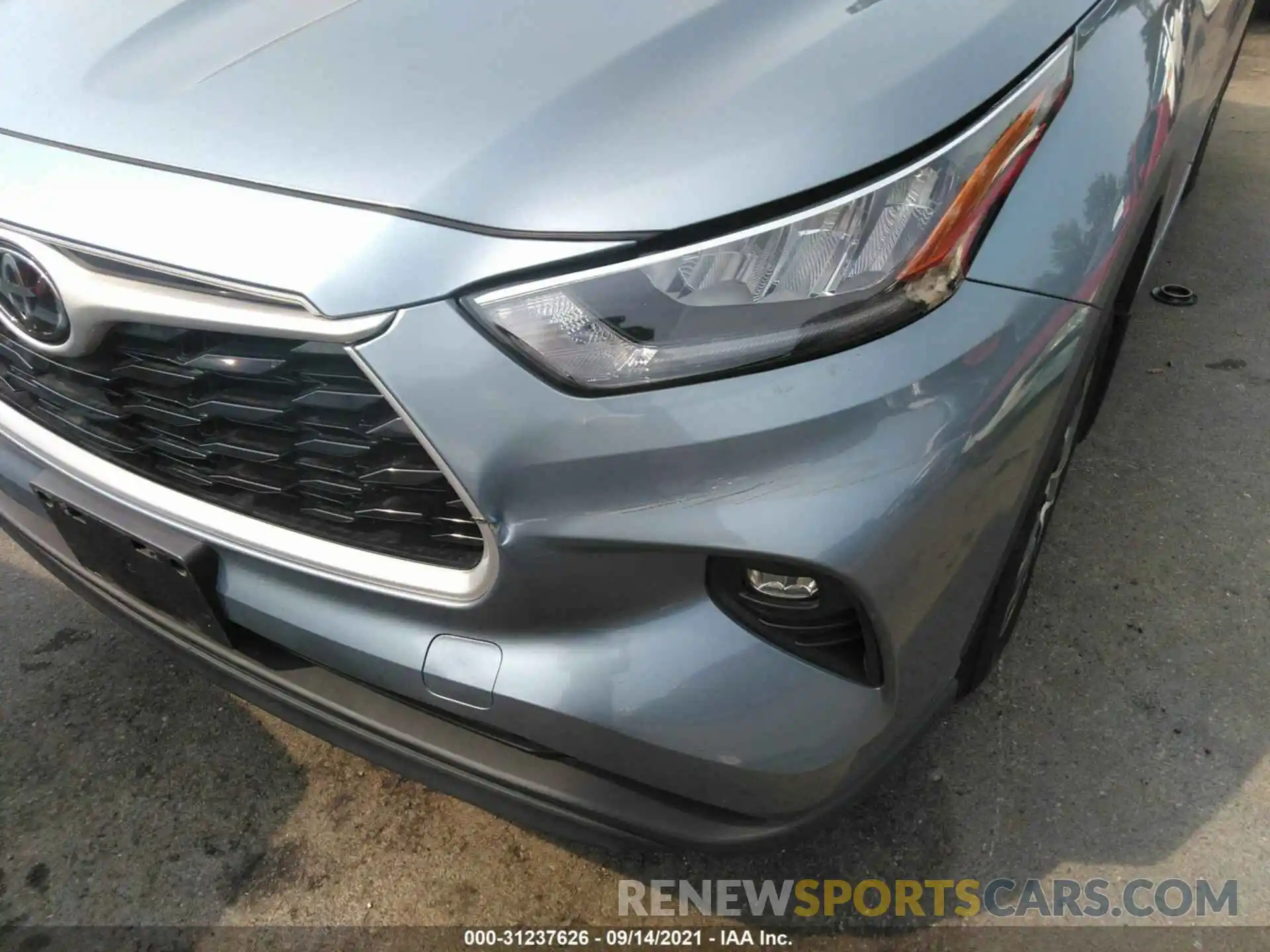 6 Photograph of a damaged car 5TDHZRBH2LS031669 TOYOTA HIGHLANDER 2020