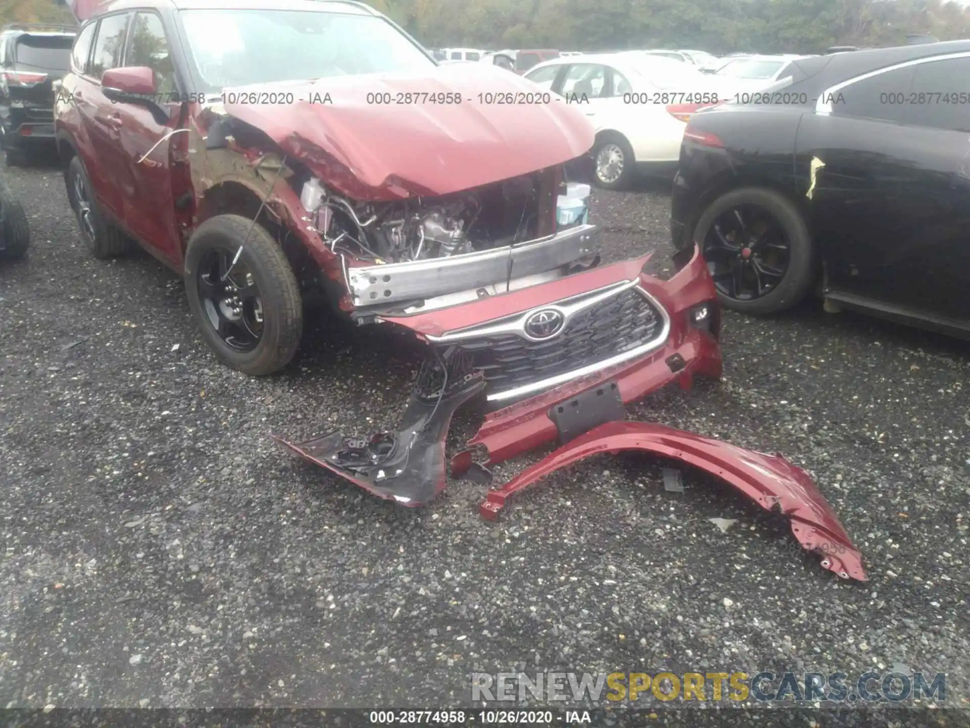 12 Photograph of a damaged car 5TDHZRBH3LS022883 TOYOTA HIGHLANDER 2020