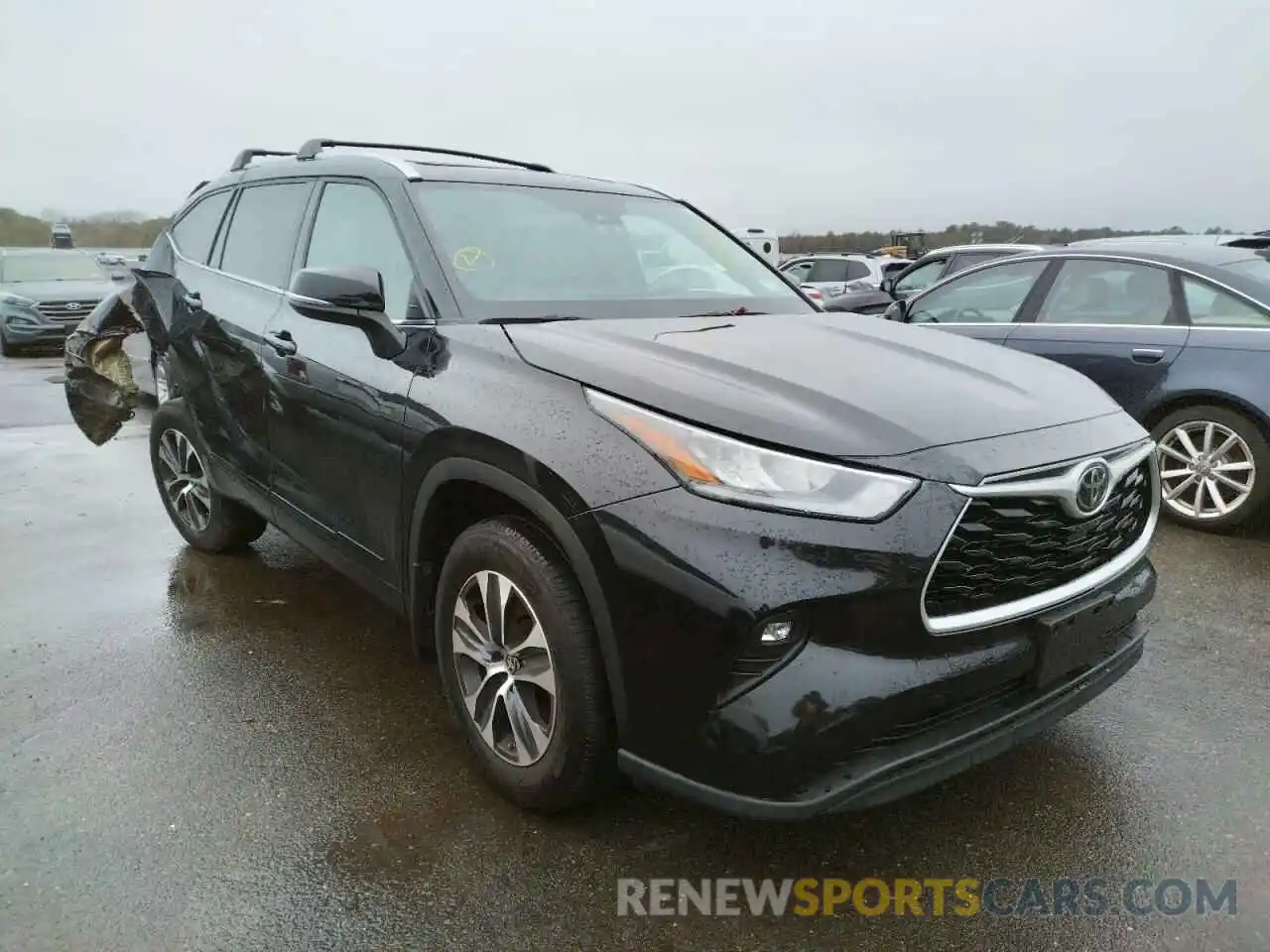 1 Photograph of a damaged car 5TDHZRBH3LS044981 TOYOTA HIGHLANDER 2020