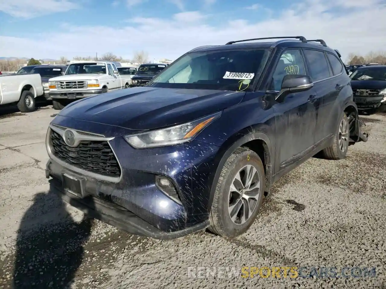 2 Photograph of a damaged car 5TDHZRBH4LS006336 TOYOTA HIGHLANDER 2020