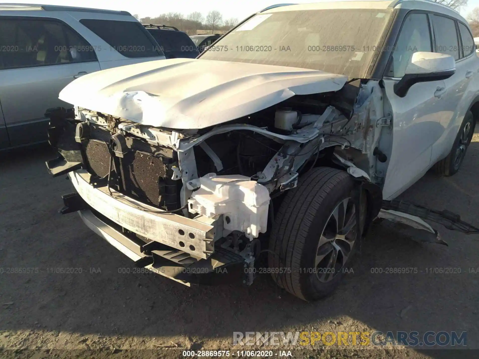 6 Photograph of a damaged car 5TDHZRBH4LS501412 TOYOTA HIGHLANDER 2020