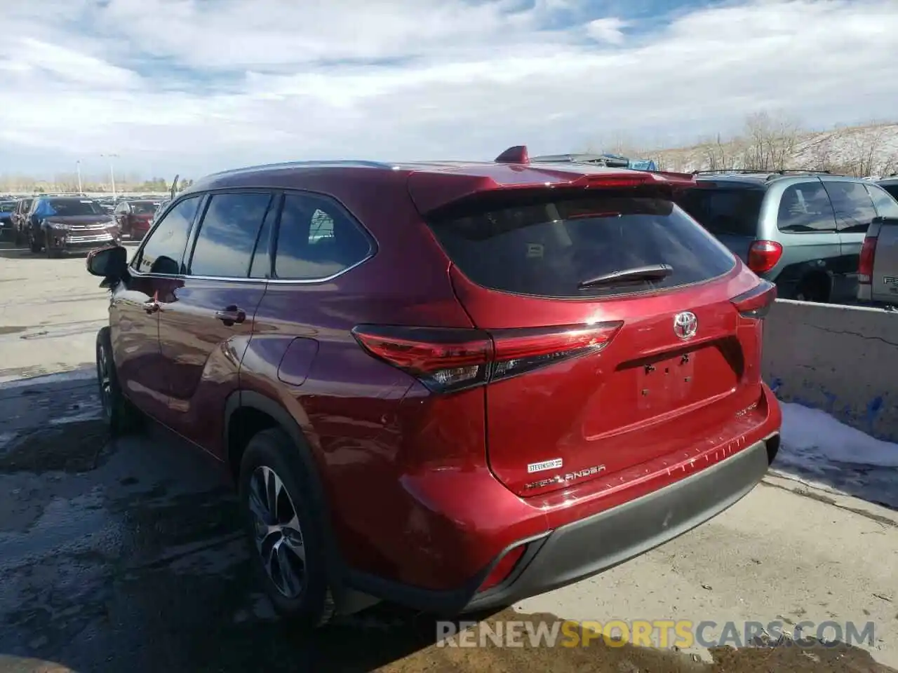 3 Photograph of a damaged car 5TDHZRBH5LS006264 TOYOTA HIGHLANDER 2020