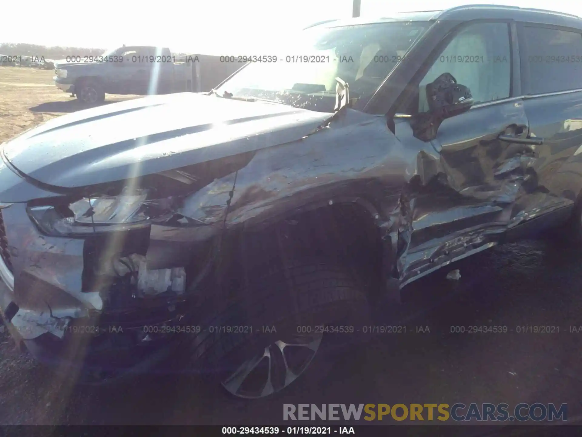 6 Photograph of a damaged car 5TDHZRBH5LS007866 TOYOTA HIGHLANDER 2020