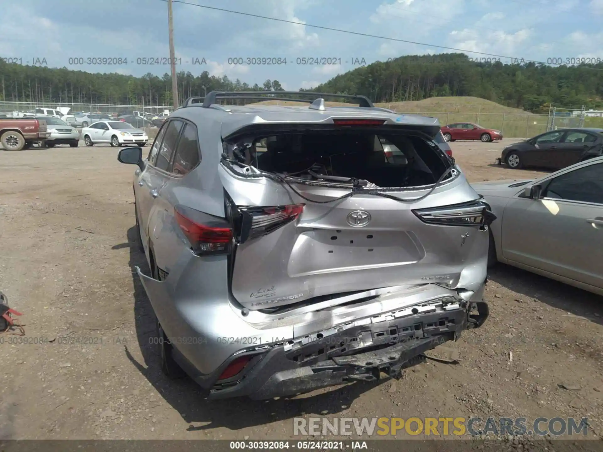 6 Photograph of a damaged car 5TDHZRBH5LS054279 TOYOTA HIGHLANDER 2020