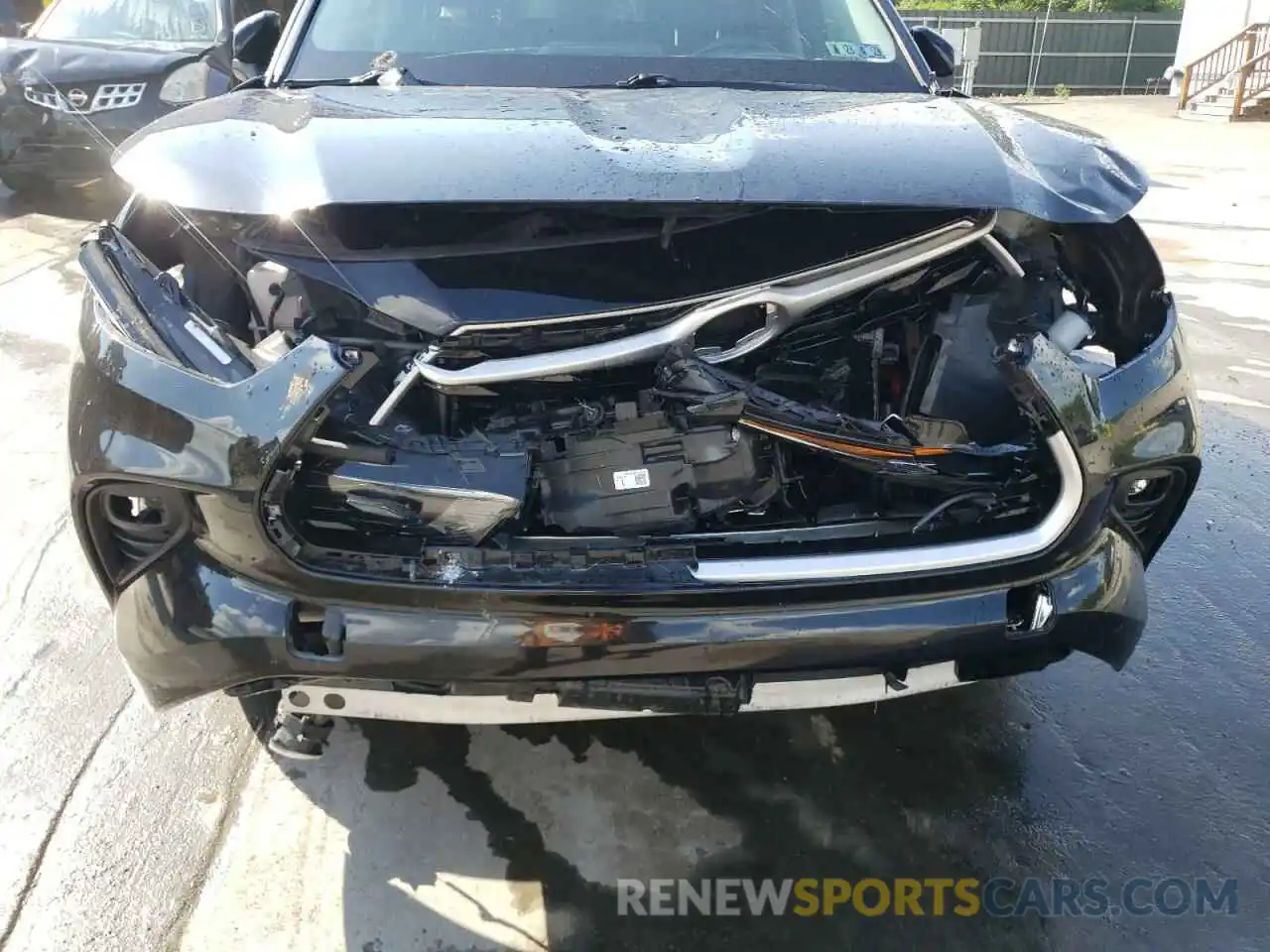 9 Photograph of a damaged car 5TDHZRBH6LS017466 TOYOTA HIGHLANDER 2020