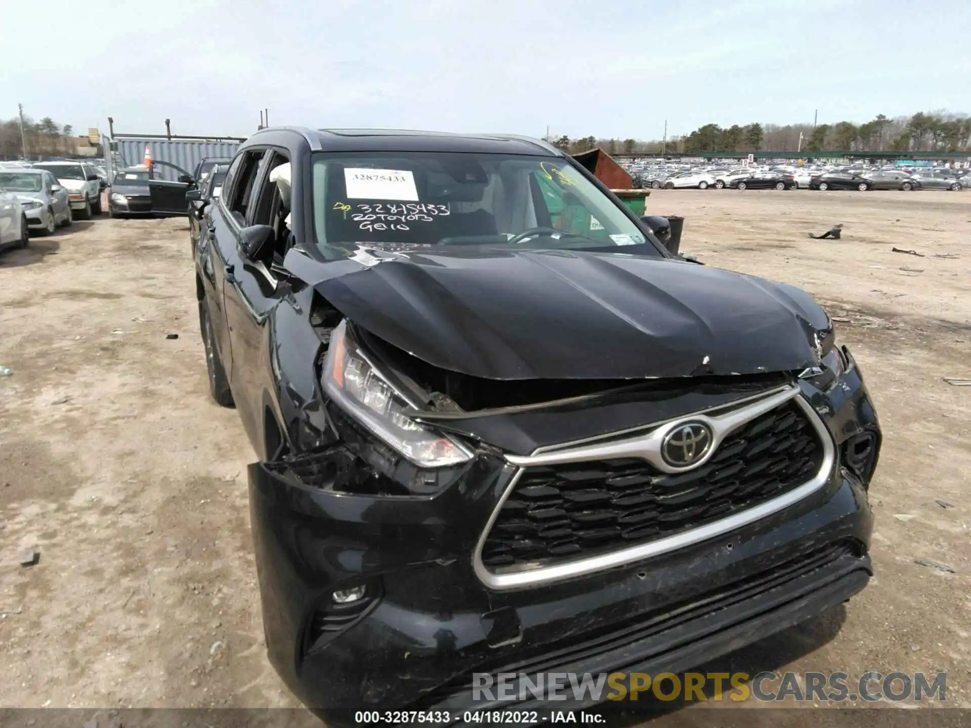 6 Photograph of a damaged car 5TDHZRBH6LS053688 TOYOTA HIGHLANDER 2020