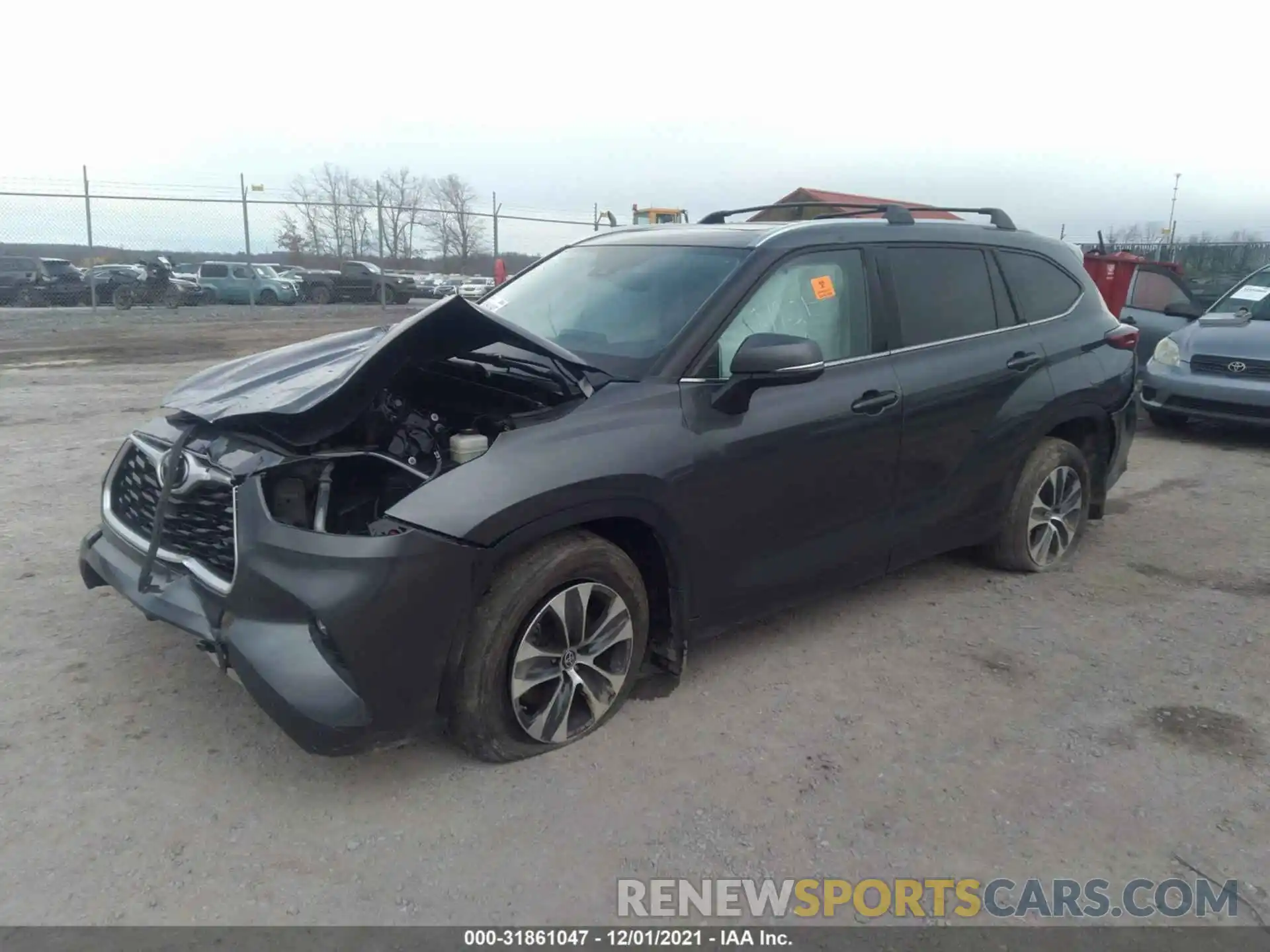 2 Photograph of a damaged car 5TDHZRBH7LS015094 TOYOTA HIGHLANDER 2020