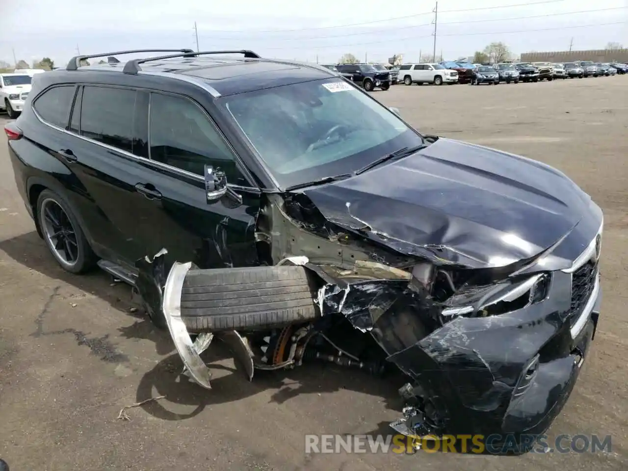 9 Photograph of a damaged car 5TDHZRBH7LS023504 TOYOTA HIGHLANDER 2020