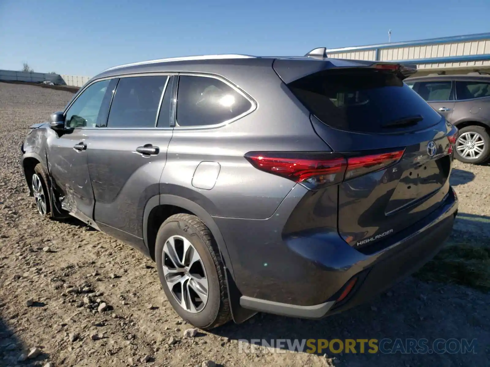 3 Photograph of a damaged car 5TDHZRBH7LS052632 TOYOTA HIGHLANDER 2020